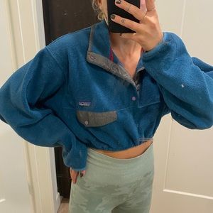 Vintage Patagonia Synchilla cropped jacket